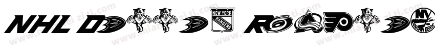 NHL Dallas Regular字体转换